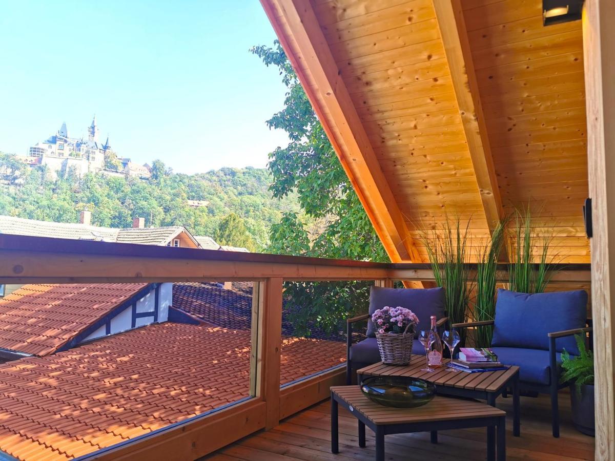 Das Chalet Mit Schlossblick In Wernigerode Dış mekan fotoğraf